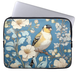 American Goldfinch William Morris Inspired Laptop Fodral