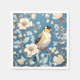 American Goldfinch William Morris Inspired Pappersservett