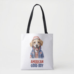 American GoodBoy Hund US Jacka 4 juli Tygkasse