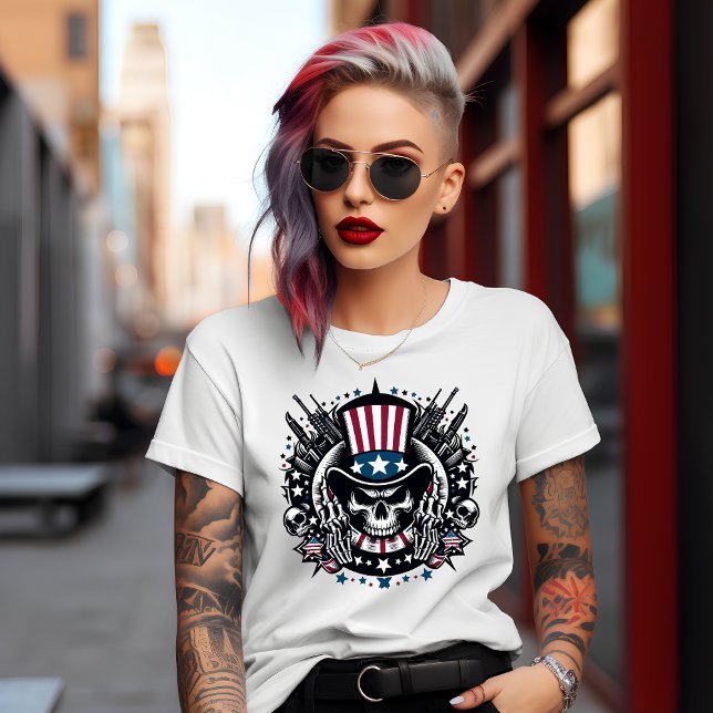 American Gothic 4 juli T Shirt (Skapare uppladdad)