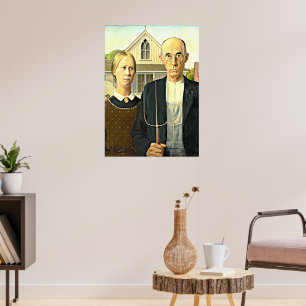 American Gothic, bra Art-målning Poster