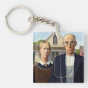American Gothic Classic Painting Grant Wood