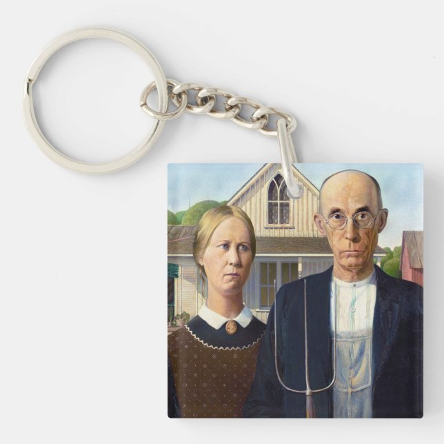 American Gothic Classic Painting Grant Wood (Framsidan)