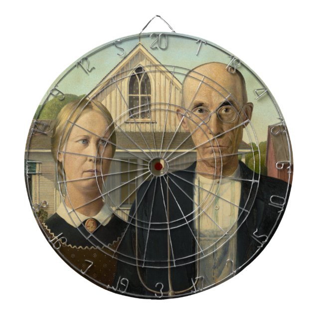 American Gothic Dart Board Darttavla (Framsidan)