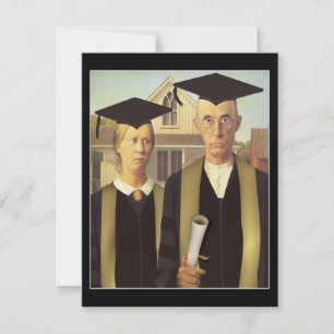 American Gothic Examen Inbjudningar