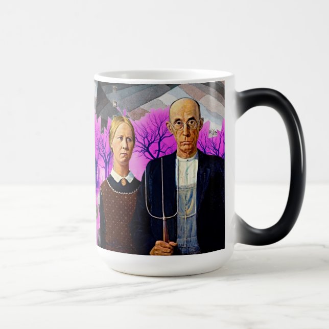 American Gothic Goes Wild – Retro Mugg (Höger)
