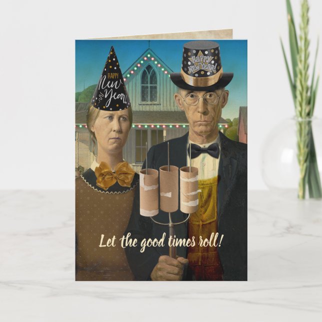 American Gothic Gott nytt år utan 2020 års drama Helgkort (Framsida)