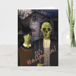 American Gothic Halloween Haunted House Kort