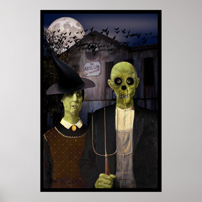 American Gothic Halloween Poster (Framsidan)