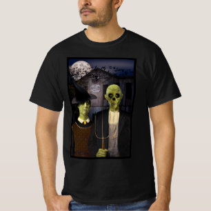 American Gothic Halloween T Shirt