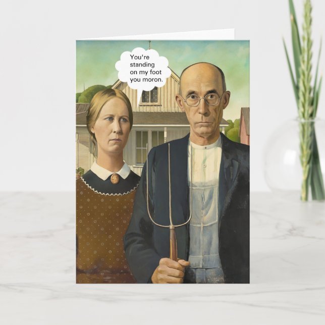 American Gothic  Kort (Framsida)