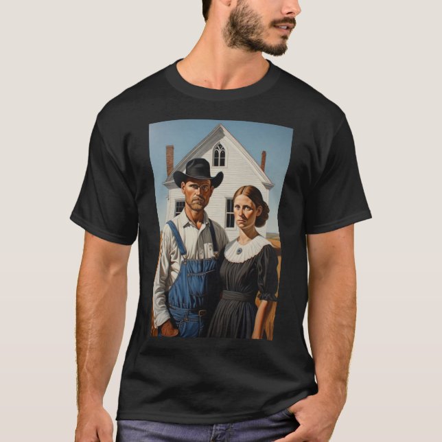 American Gothic Part Deux T Shirt (Framsida)