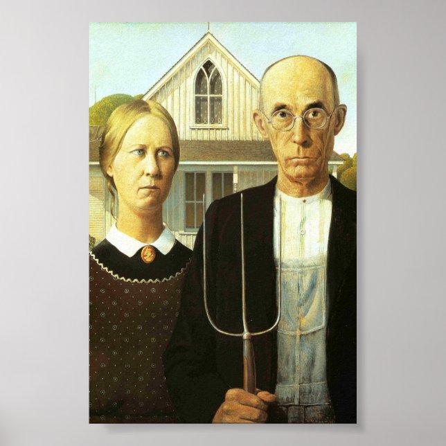American Gothic (Perfekt Quality) Poster (Framsidan)