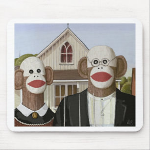 American Gothic Sock monkey Musmatta