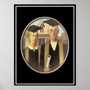 American Gothic Student Cameo Poster
