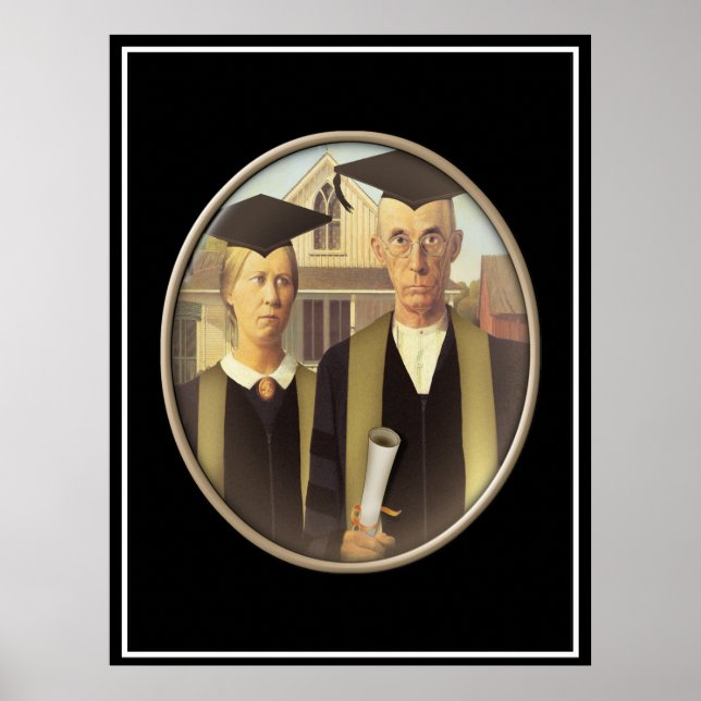 American Gothic Student Cameo Poster (Framsidan)