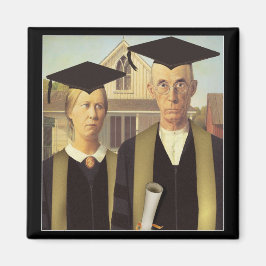 American Gothic Studenten Magnet