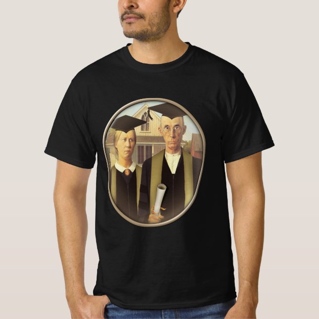 American Gothic Studenten T Shirt (Framsida)