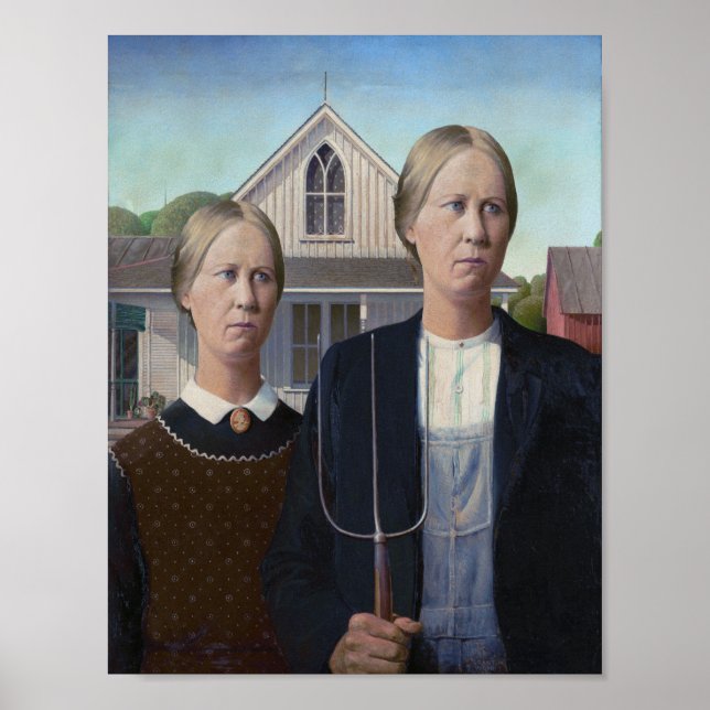 American Gothic -Surreal Twins Poster (Framsidan)