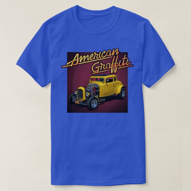 American Graffiti 70s Classic Movies T Shirt (Design framsida)