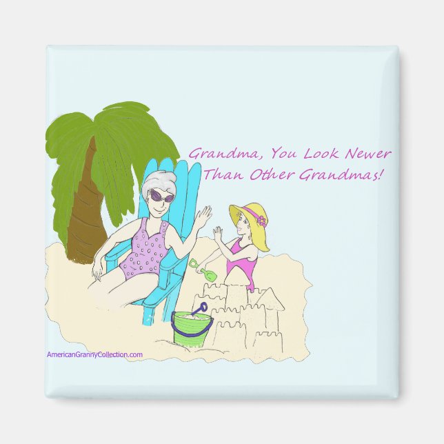 American Granny Ser Newer Magnet (Framsidan)