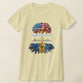 American Grown - Bajan Roots Womens T-Shirt