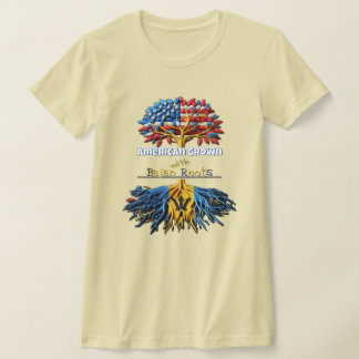 American Grown - Bajan Roots Womens T-Shirt