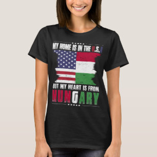 American Grown Hungary American från Ungern T Shirt