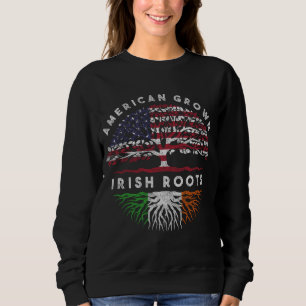 American Grown Irish Roots Ireland T Shirt