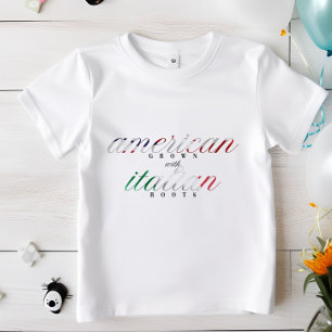 American Grown   Italienska rötter Kids Heritage S T Shirt