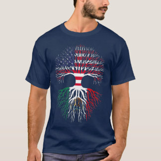 American Grown Mexican Roots Mexico Flagga T Shirt