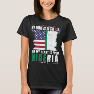 American Grown Nigerian American från Nigeria T Shirt