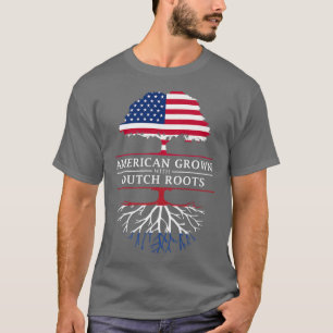 American Grown with Dutch Roots Netherlands Premi T Shirt