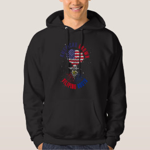 American Grown with Filipino Roots Pinoy Pinay Phi Hoodie