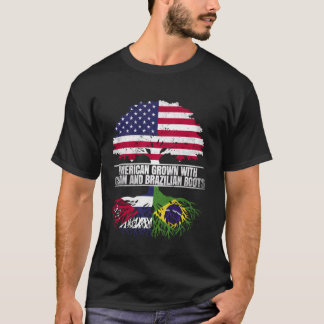 American Grown with Flagga Heritage Cubilian T Shirt