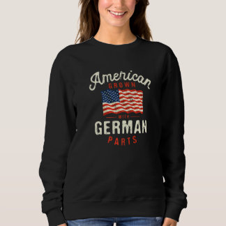 American Grown with German Parts Patriotic Nationa T Shirt