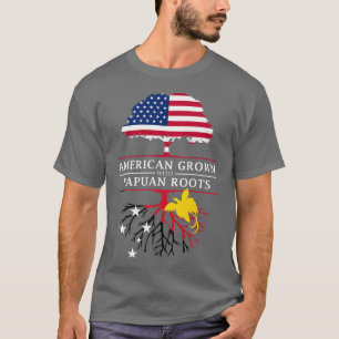 American Grown with Guinean Roots Papua New Guine T Shirt