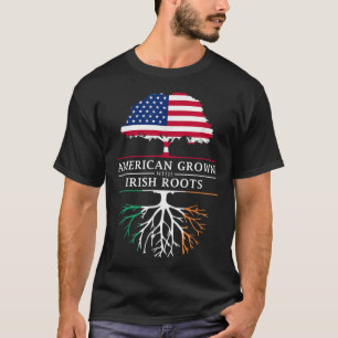 American Grown with Irish Roots - Irland T Shirt