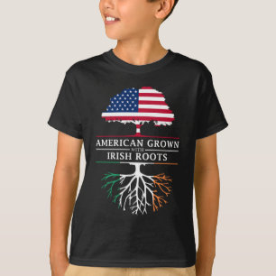 American Grown with Irish Roots - Irland T Shirt