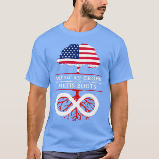 American Grown with Metis Roots T Shirt