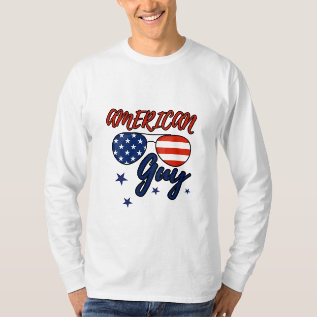 "American Guy" Premium T-Shirt (Framsida)
