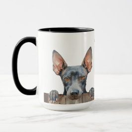 American Hairless Terrier Hund Mugg