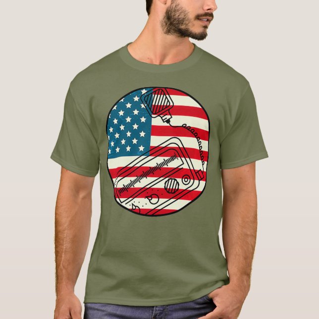 American Ham Radio Premium T Shirt (Framsida)