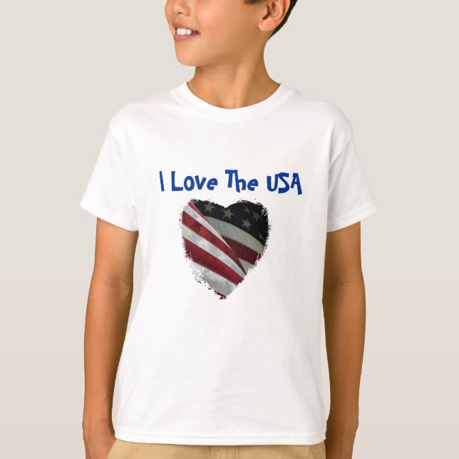 American Heart Flagga Tröja (Framsida)