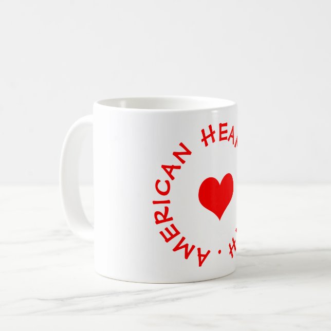 American Heart Month Kaffemugg (Framsida vänster)