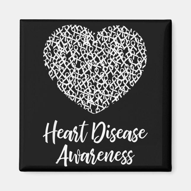 American Heart Month Suprt Tees Co Heart Disease A Magnet (Framsidan)