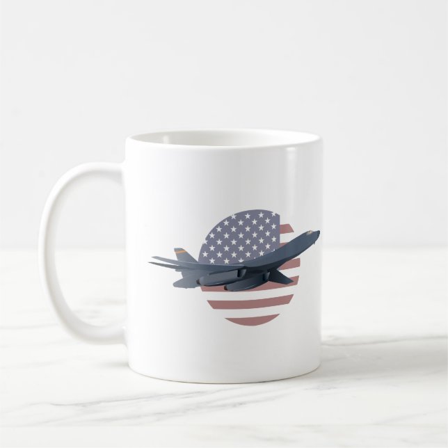 American Heavy Bomber B-1 Lancer Kaffemugg (Vänster)