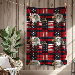 American Heritage Fil Eagle Stolthet Kast Fleecefilt