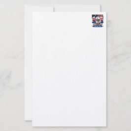 American Hero Schnauzer Stationery Brevpapper
