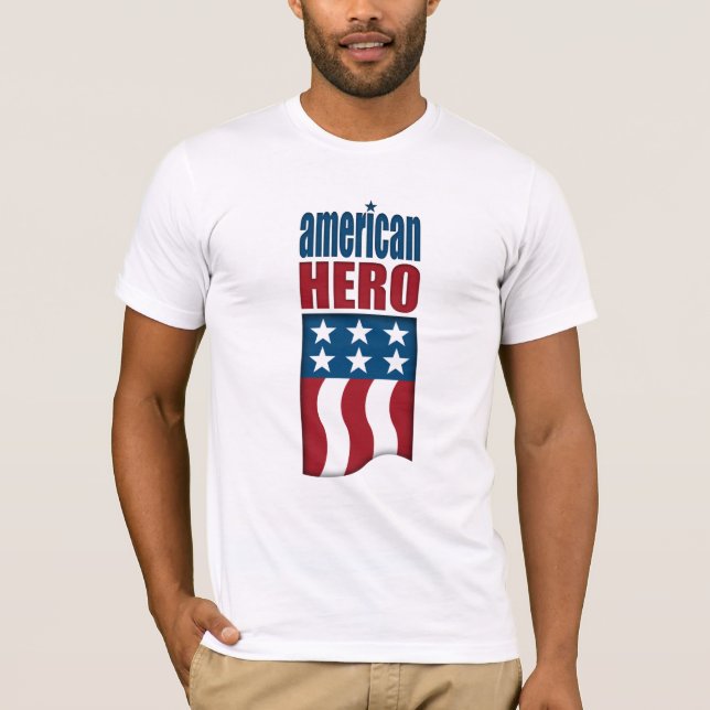 American Hero T Shirt (Framsida)